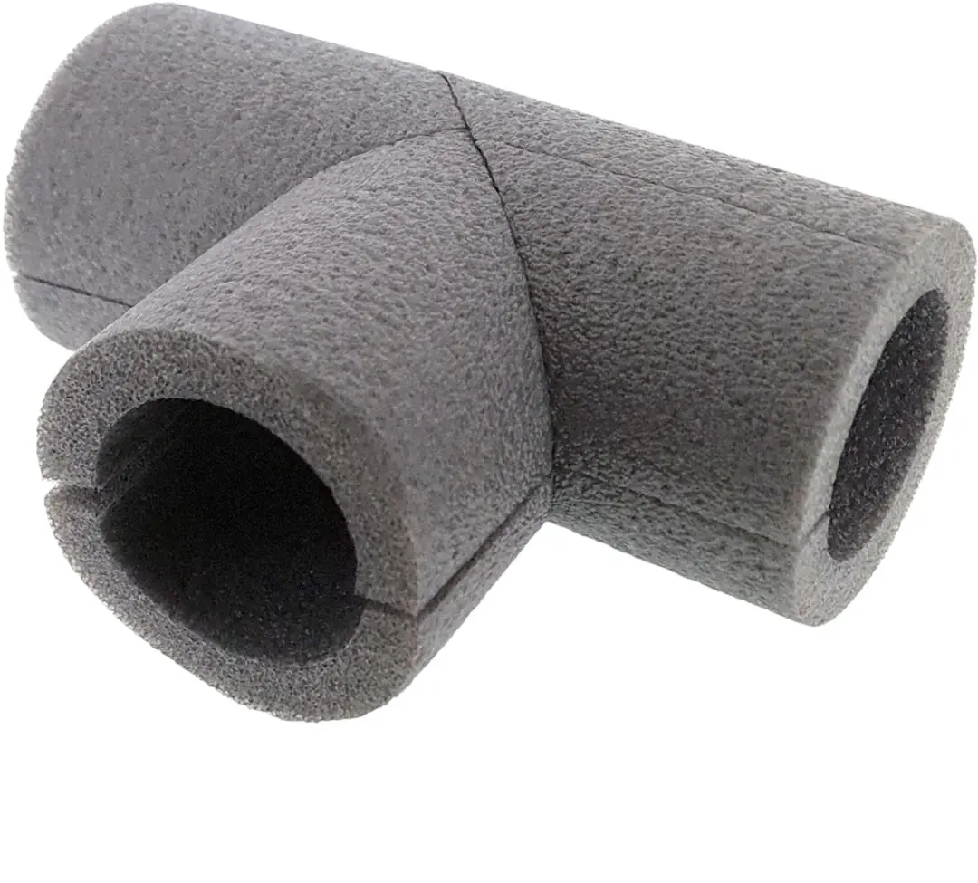 Deltafix buisisolatie t-stuk grijs Ø15mm wanddikte 9 mm