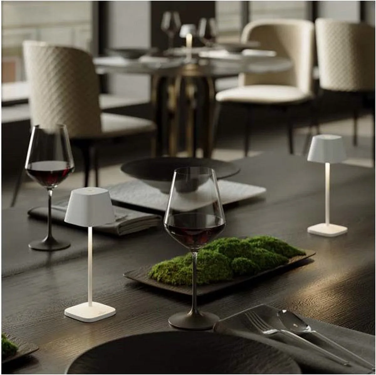 Villeroy & Boch Neapel Micro Oplaadbare Tafellamp - Zwart
