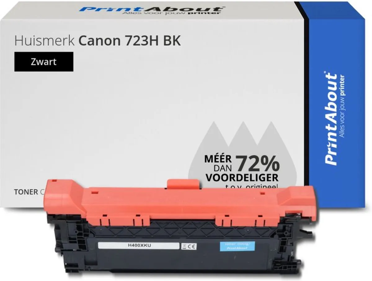 PrintAbout 723H BK-PA Toner - Zwart - 12.000 pagina's