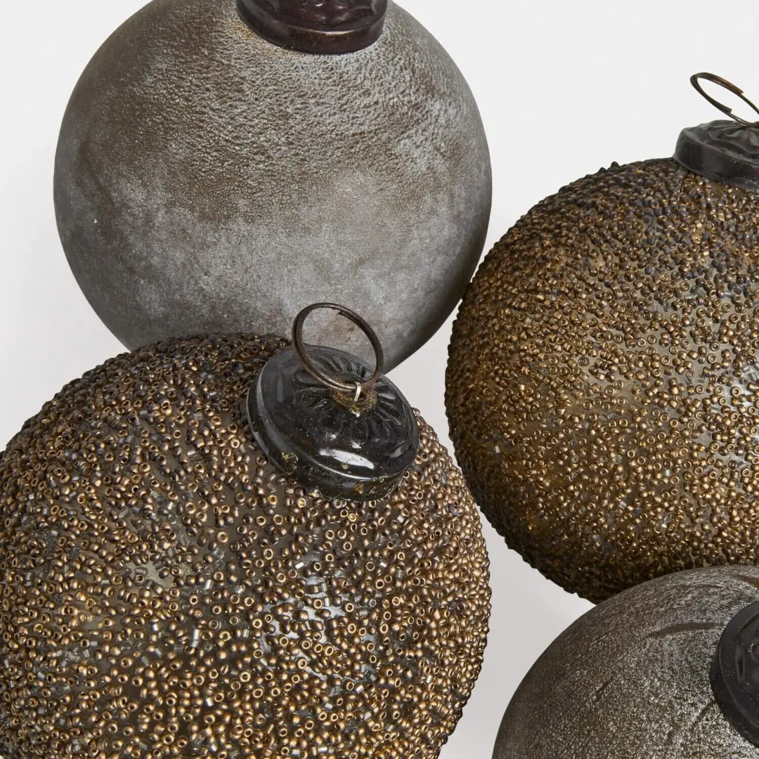 Loberon Kerstbal Éloraine - 4 Stuks Ø10cm - afbeelding 6 van 6