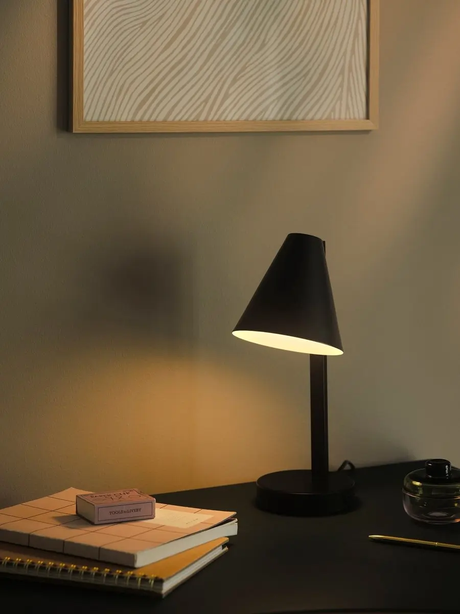 Nordlux Wilmer LED Tafellamp E14 - Zwart - afbeelding 4 van 4