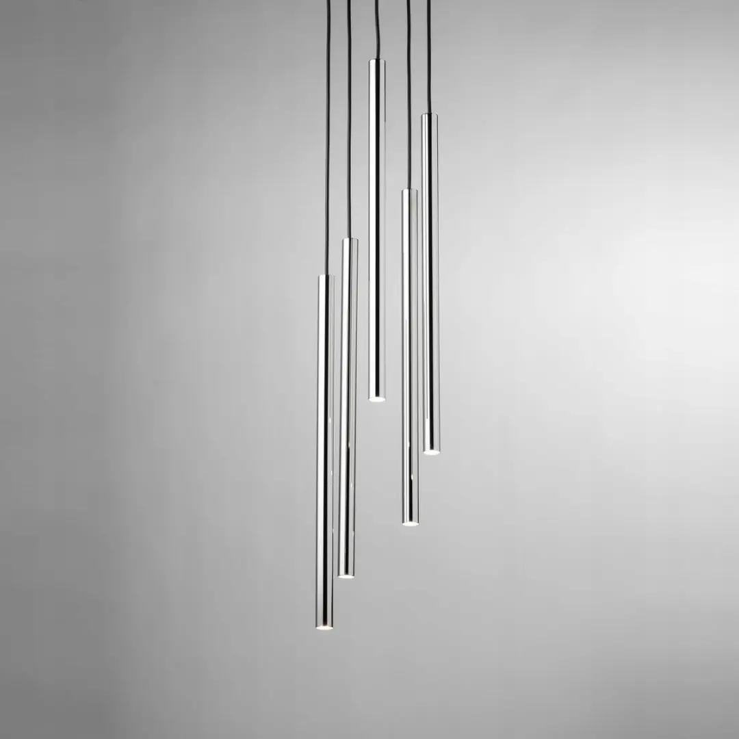 Sigma Sopel Lux Hanglamp 5-lamps - Zwart/Zilver - afbeelding 2 van 4