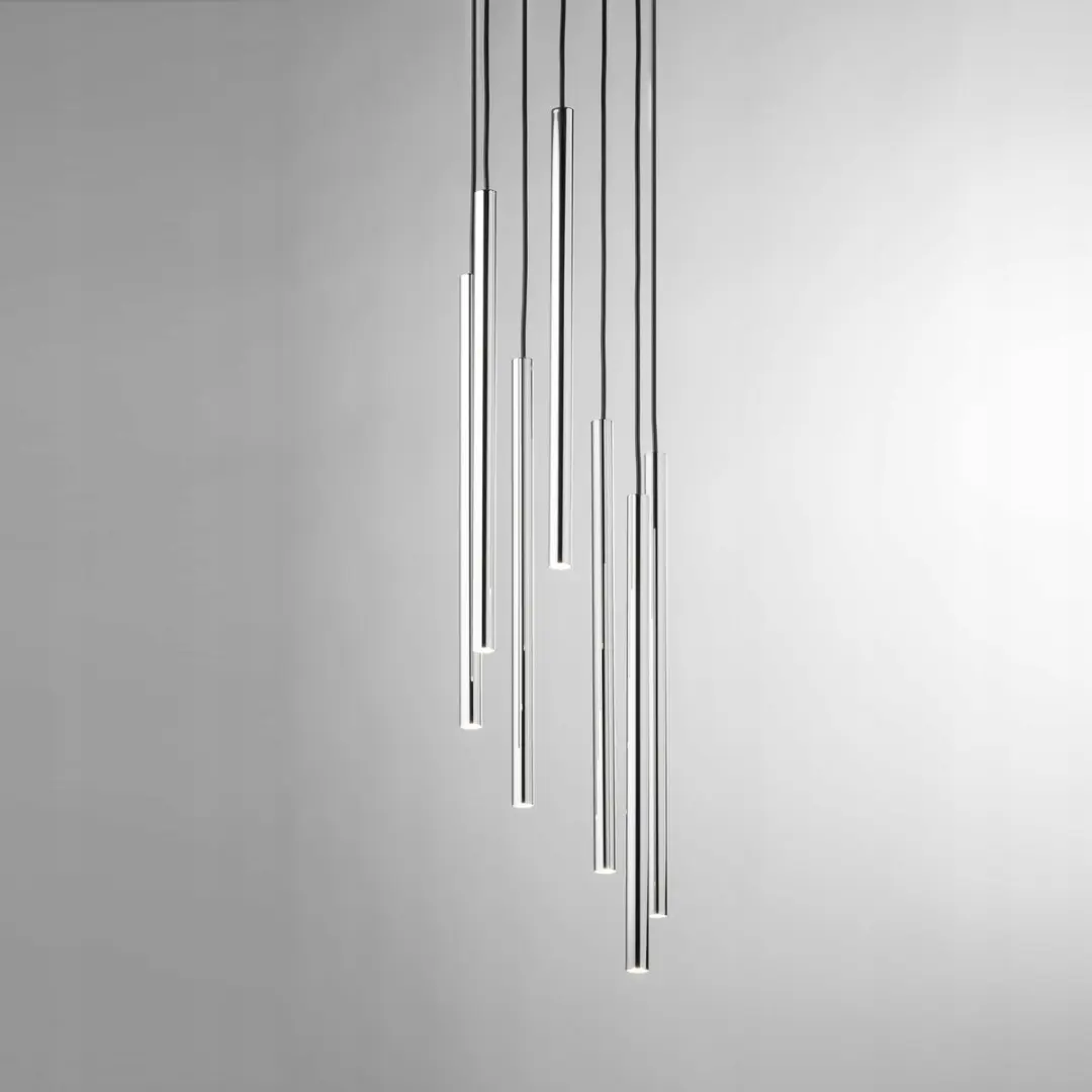 Sigma Sopel Lux Hanglamp 7-lamps - Zwart/Zilver - afbeelding 3 van 4