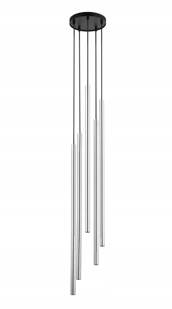 Sigma SOPEL LUX 5 KOŁO hanglamp zwart/zilver