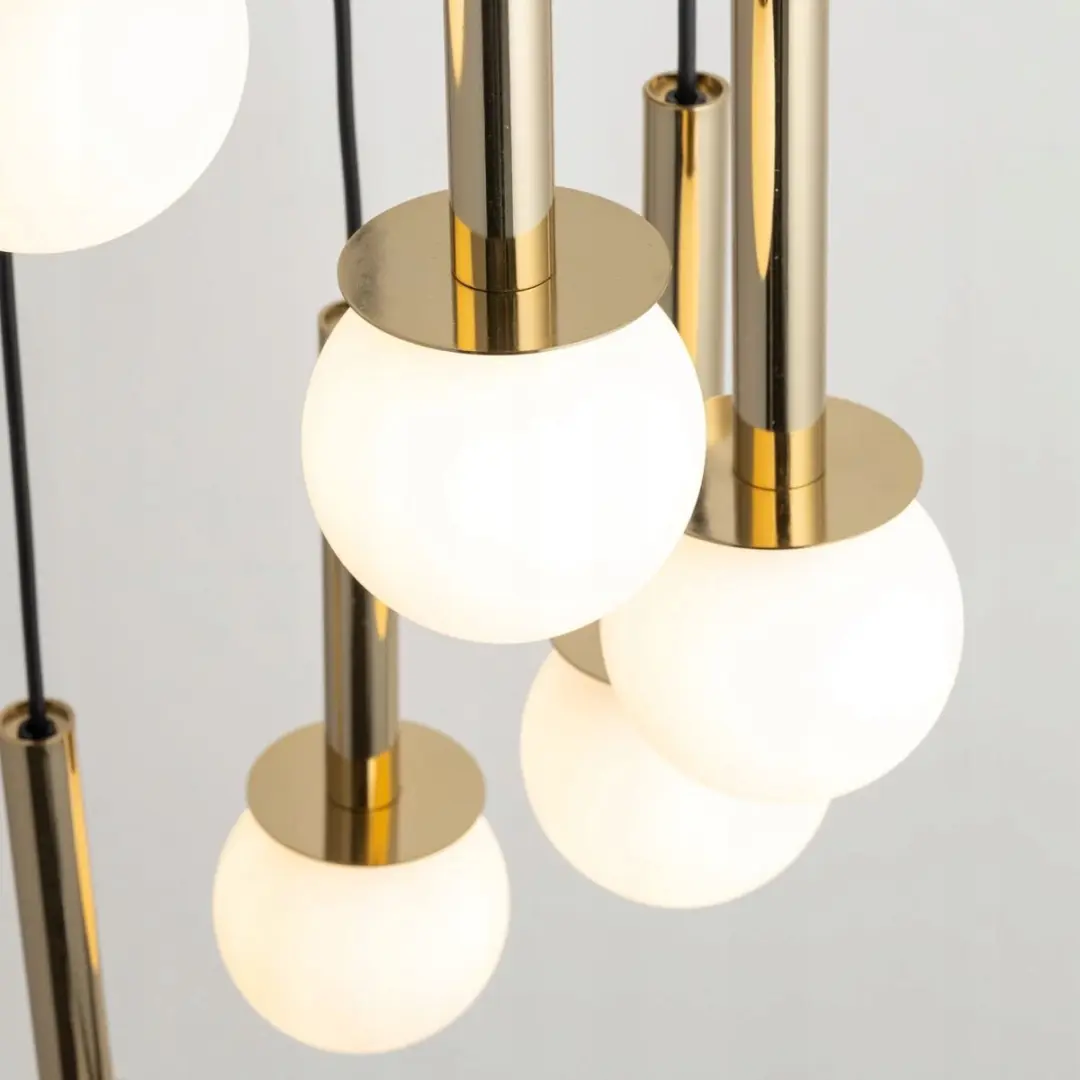 Sigma Daisy Hanglamp 5-delig - Goud/Wit/Zwart - afbeelding 2 van 2