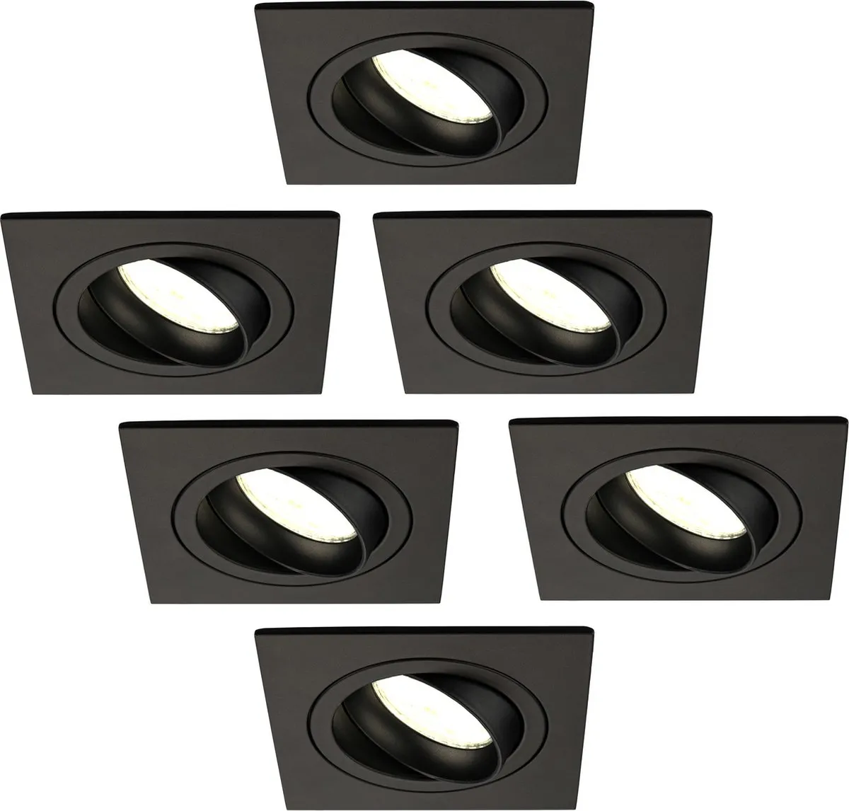 Ledvion 6x Inbouwspot Sevilla 3W 4000K