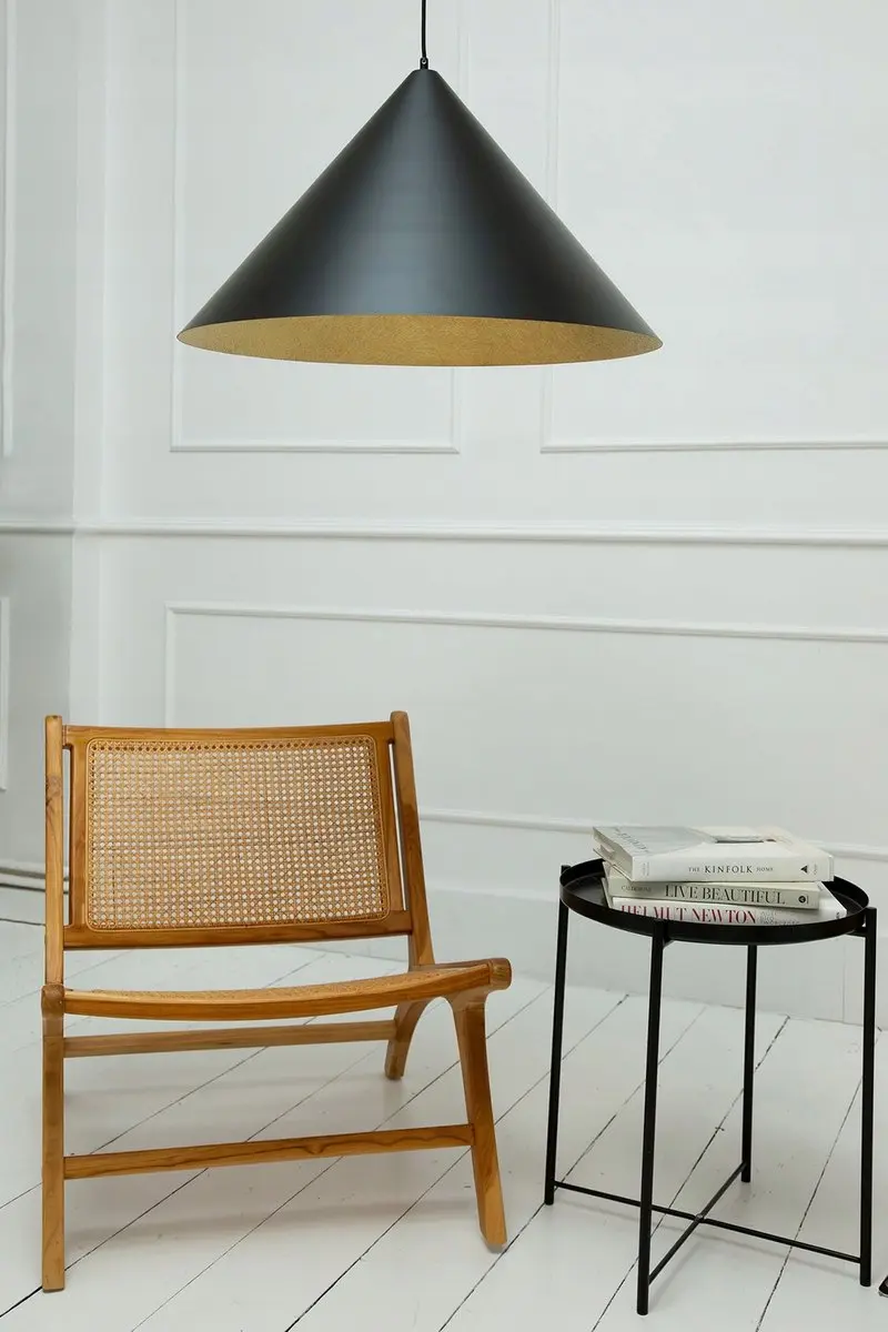 Sigma Vesuvio Hanglamp Zwart/Goud M
