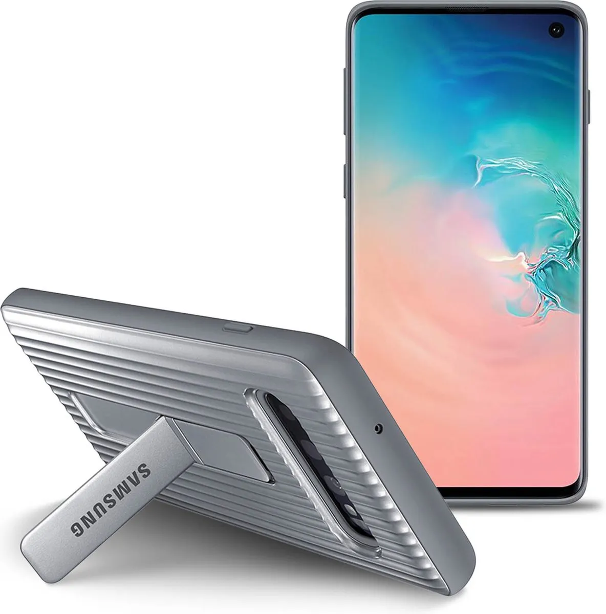 Samsung Protective Stand Cover Galaxy S10 - Zilver