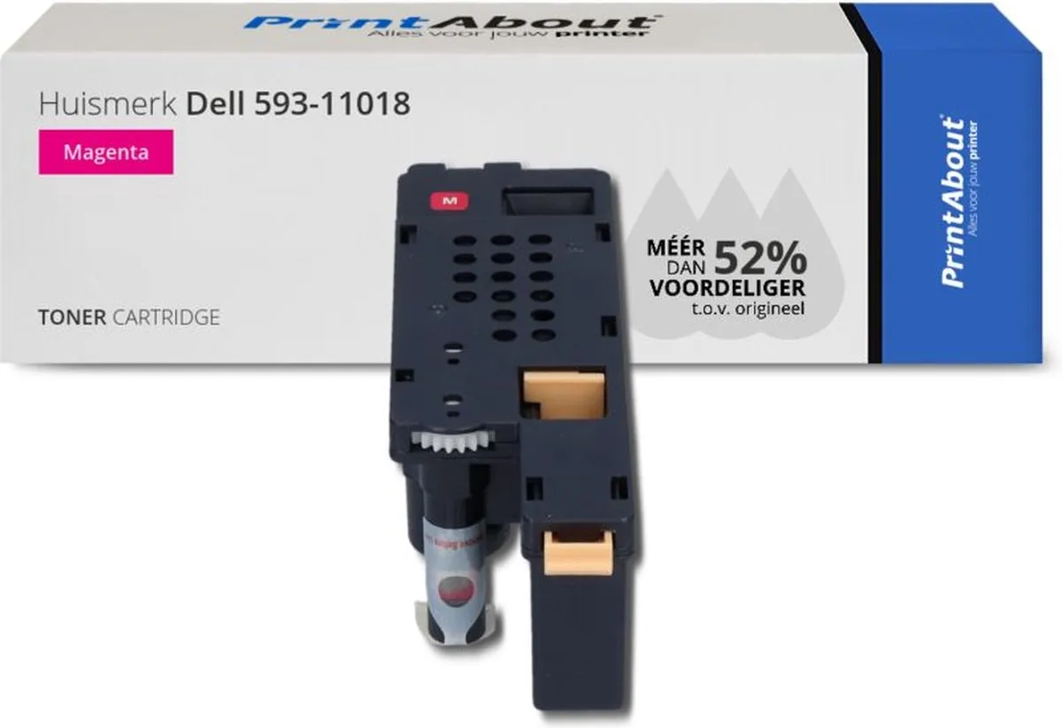 PrintAbout Dell 593-11018-PA Toner Cyaan - 1.600 Pagina's
