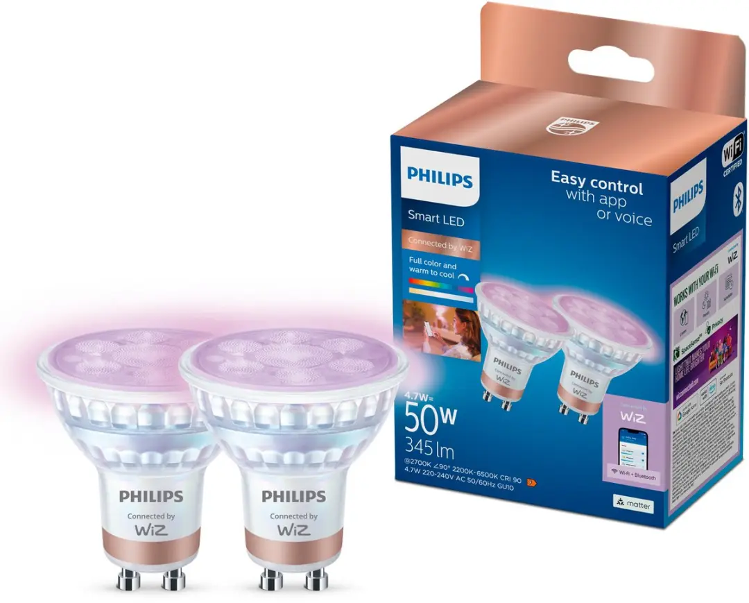 Philips Smart Lighting GU10 RGBW Spot