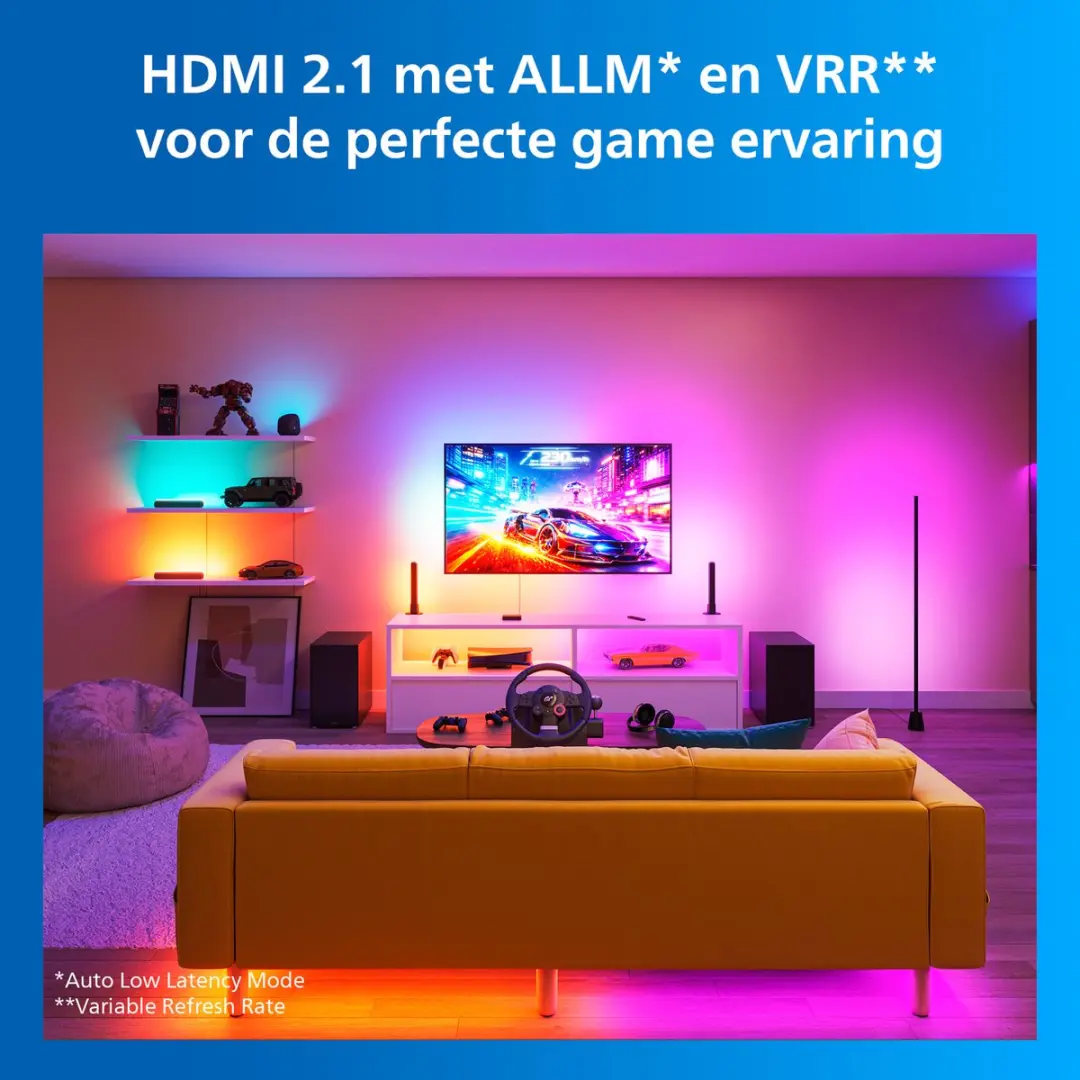 Philips HDMI 2.1 Sync Box 8K - 75"-85" - Zwart - afbeelding 6 van 6