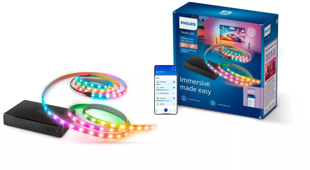 Philips HDMI 2.1 Sync Box 8K - 75"-85" - Zwart - afbeelding 2 van 6