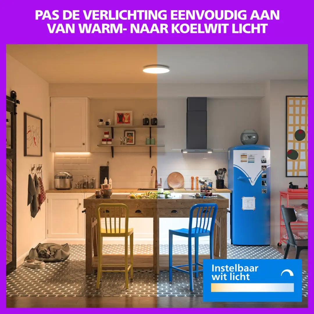 Philips Smart Lighting Plafondlamp 24W RGBW - 37,5cm Wit - afbeelding 4 van 6