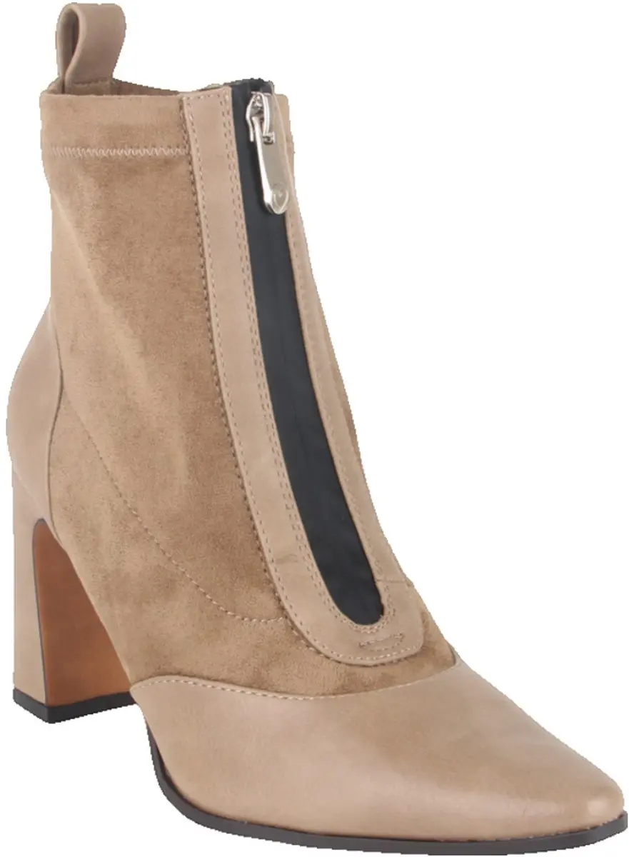 Marco Tozzi 2-25334-47-394 dames enkellaarzen gekleed maat 39 beige
