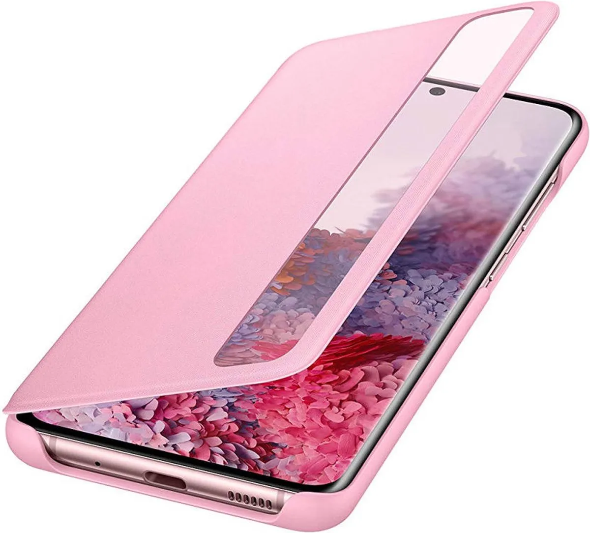 Samsung Clear View Hoesje Galaxy S20 EF-ZG980CPEGEU - Roze
