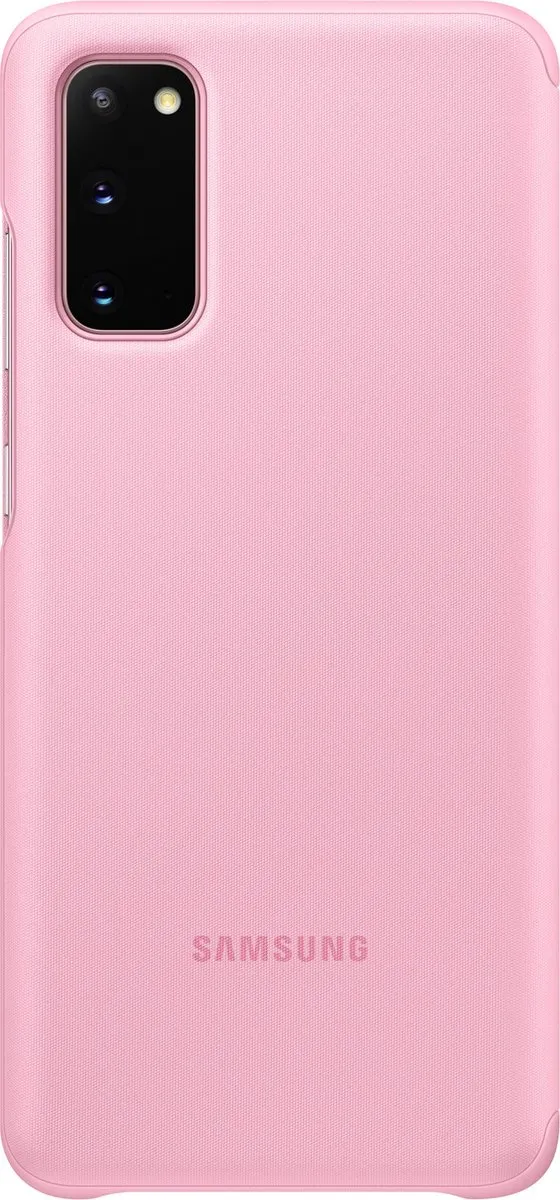 Samsung Clear View Hoesje Galaxy S20 EF-ZG980CPEGEU - Roze