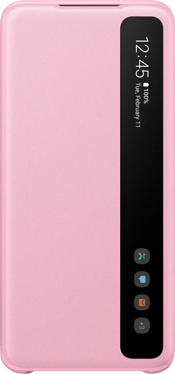 Samsung Clear View Hoesje Galaxy S20 EF-ZG980CPEGEU - Roze