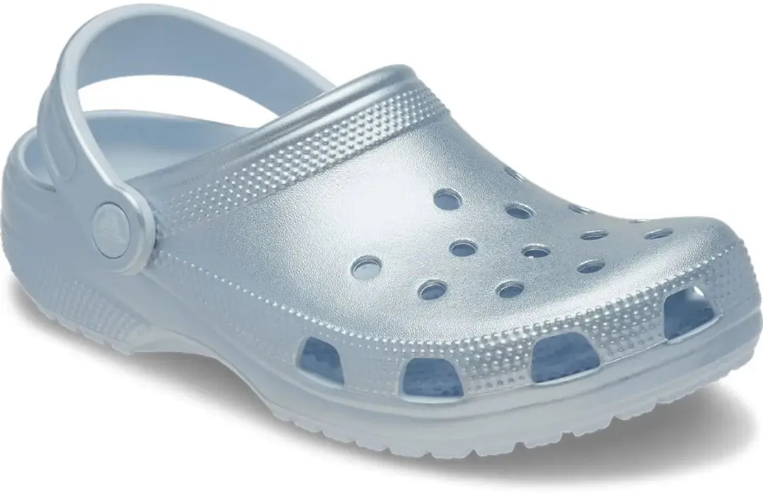 Crocs Classic Tinted Metallic Klompen Blauw 39/40 - afbeelding 2 van 6