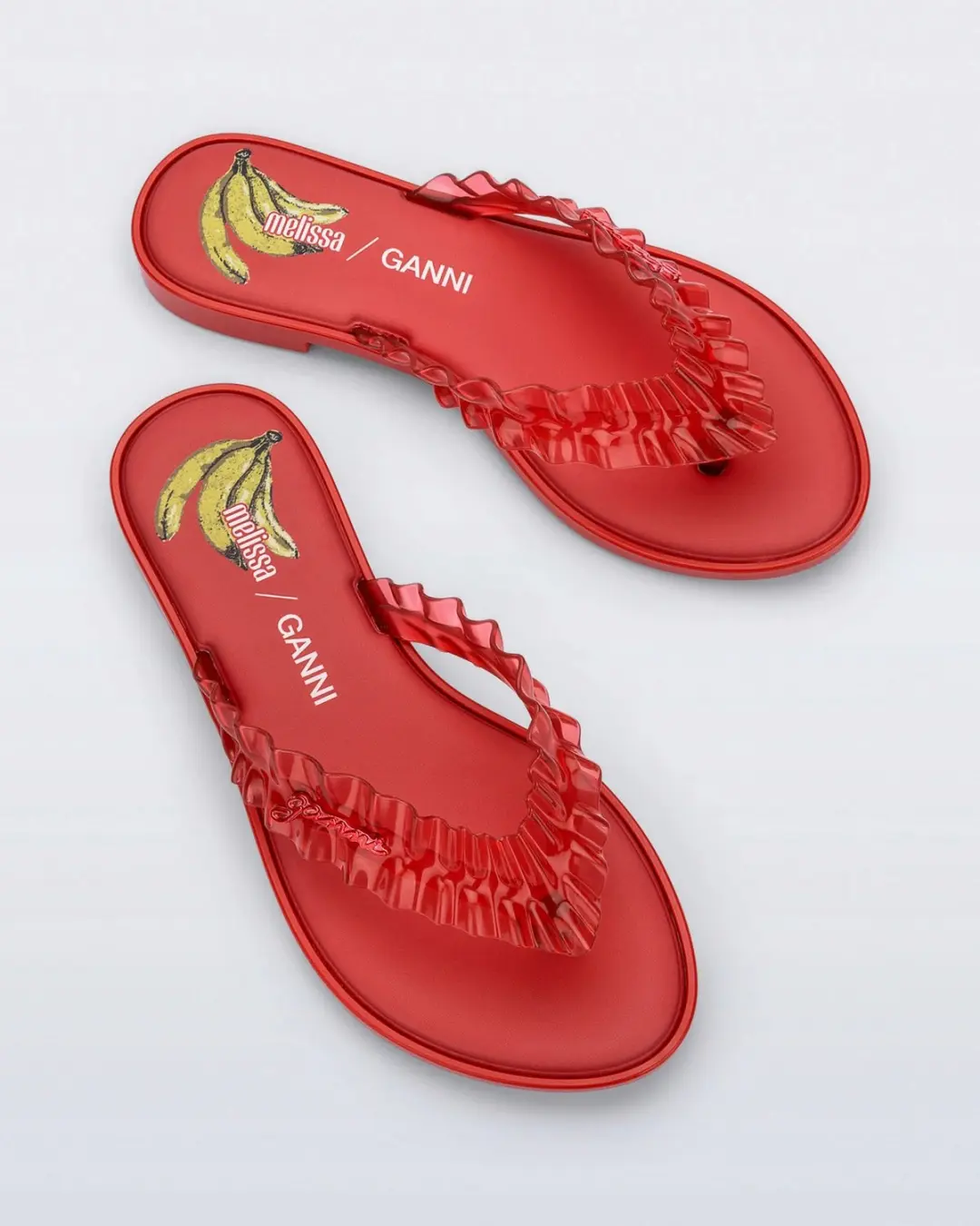 Melissa Flip Flop Slim AD Rode Dames Slippers Hak 35/36