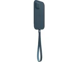 Apple Leren Hoesje MagSafe iPhone 12/Pro - MHYD3ZM/A - Baltic Blue