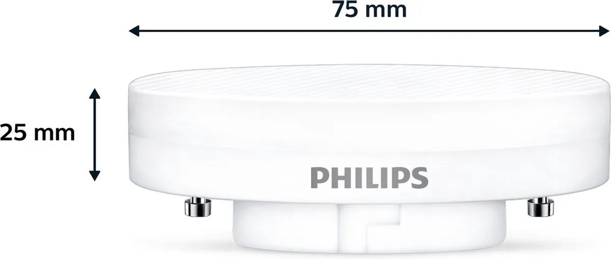 Philips LED GX53 5.5W 500lm Warm Wit - 4 Stuks