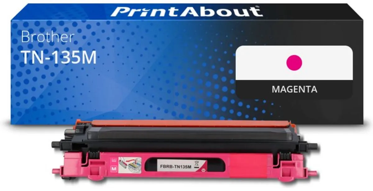 PrintAbout Brother TN-135M Magenta Toner