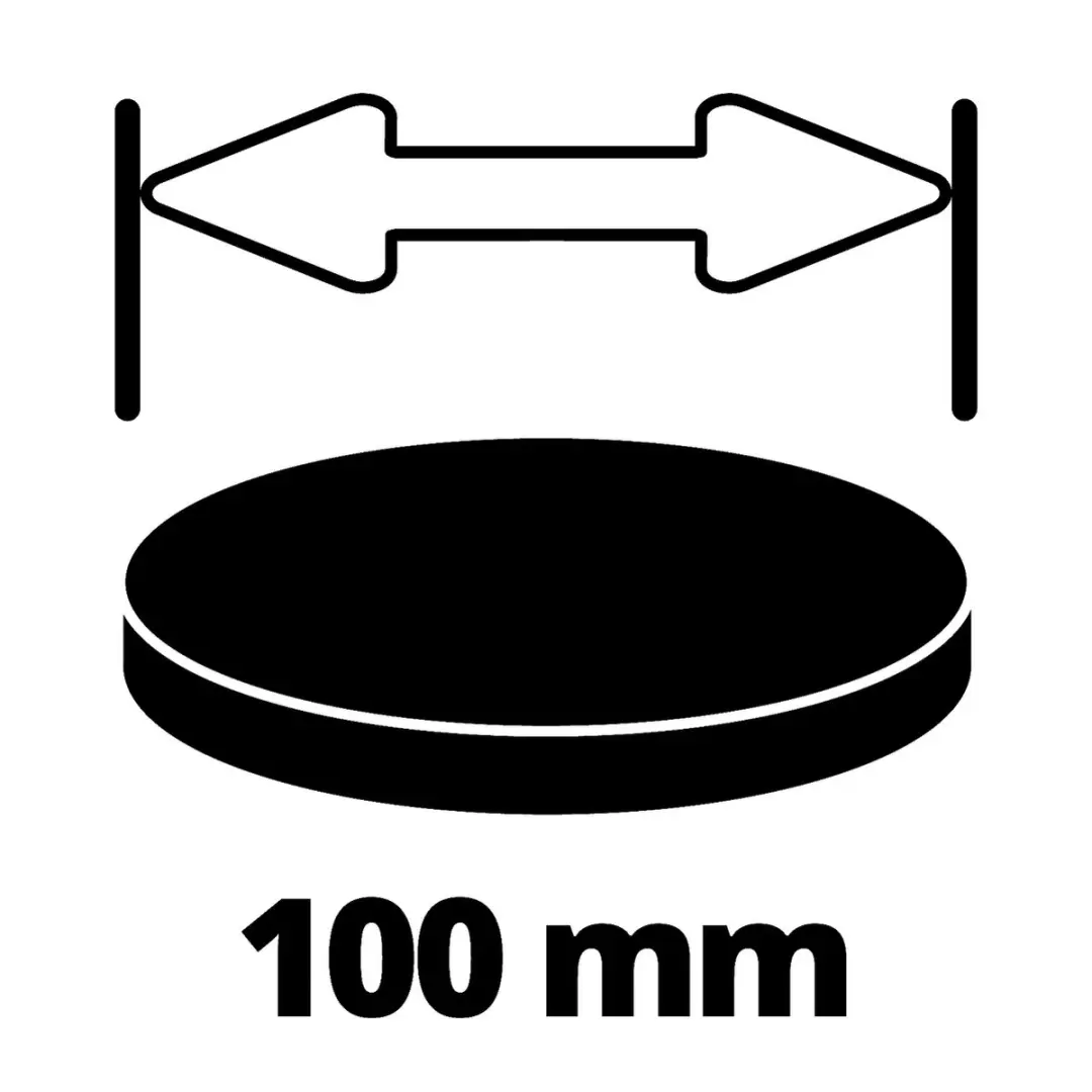 Einhell Reinigingspadsset 6-delig - Ø100mm - afbeelding 3 van 6