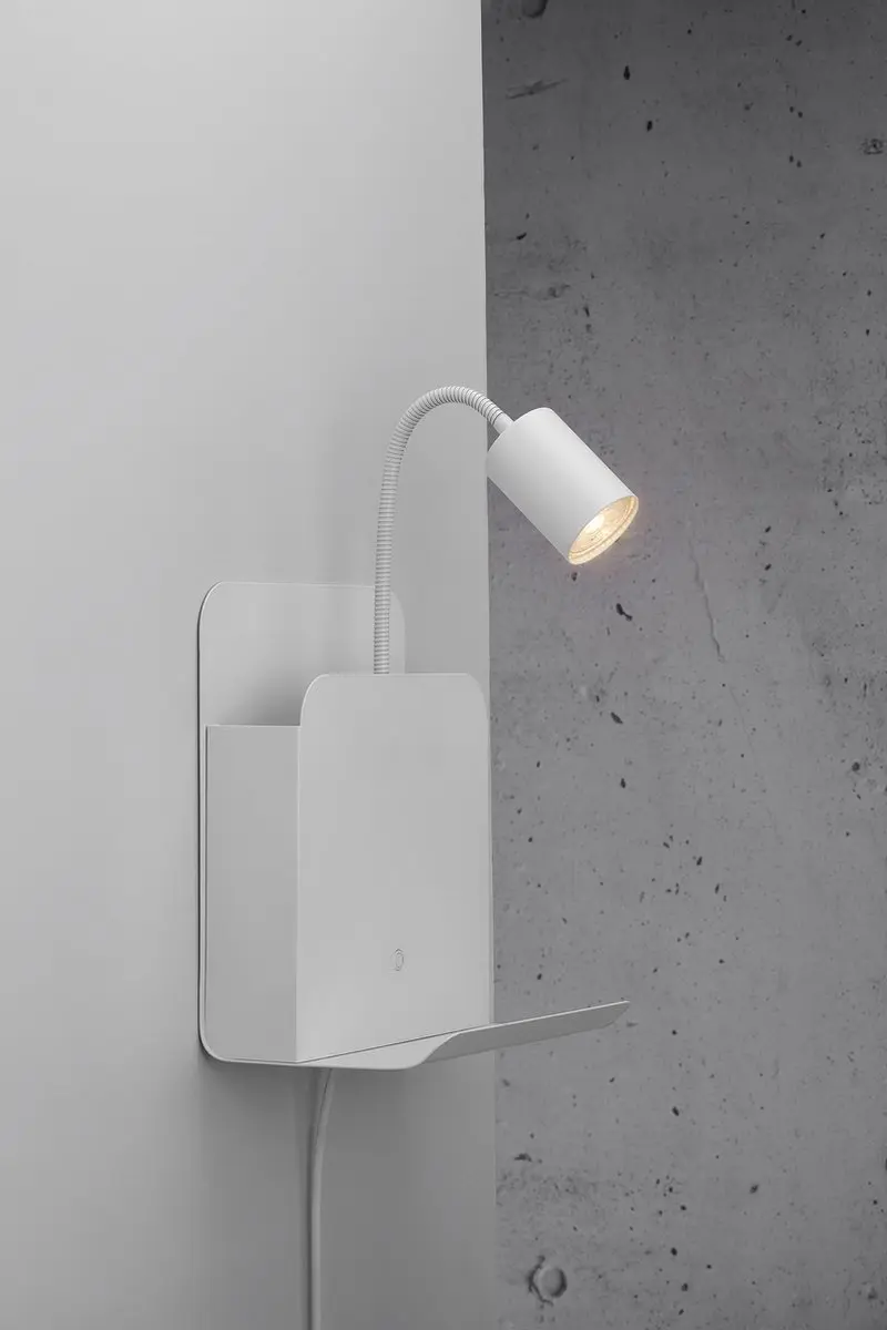 Nordlux Roomi Wandlamp GU10 Wit - afbeelding 4 van 6