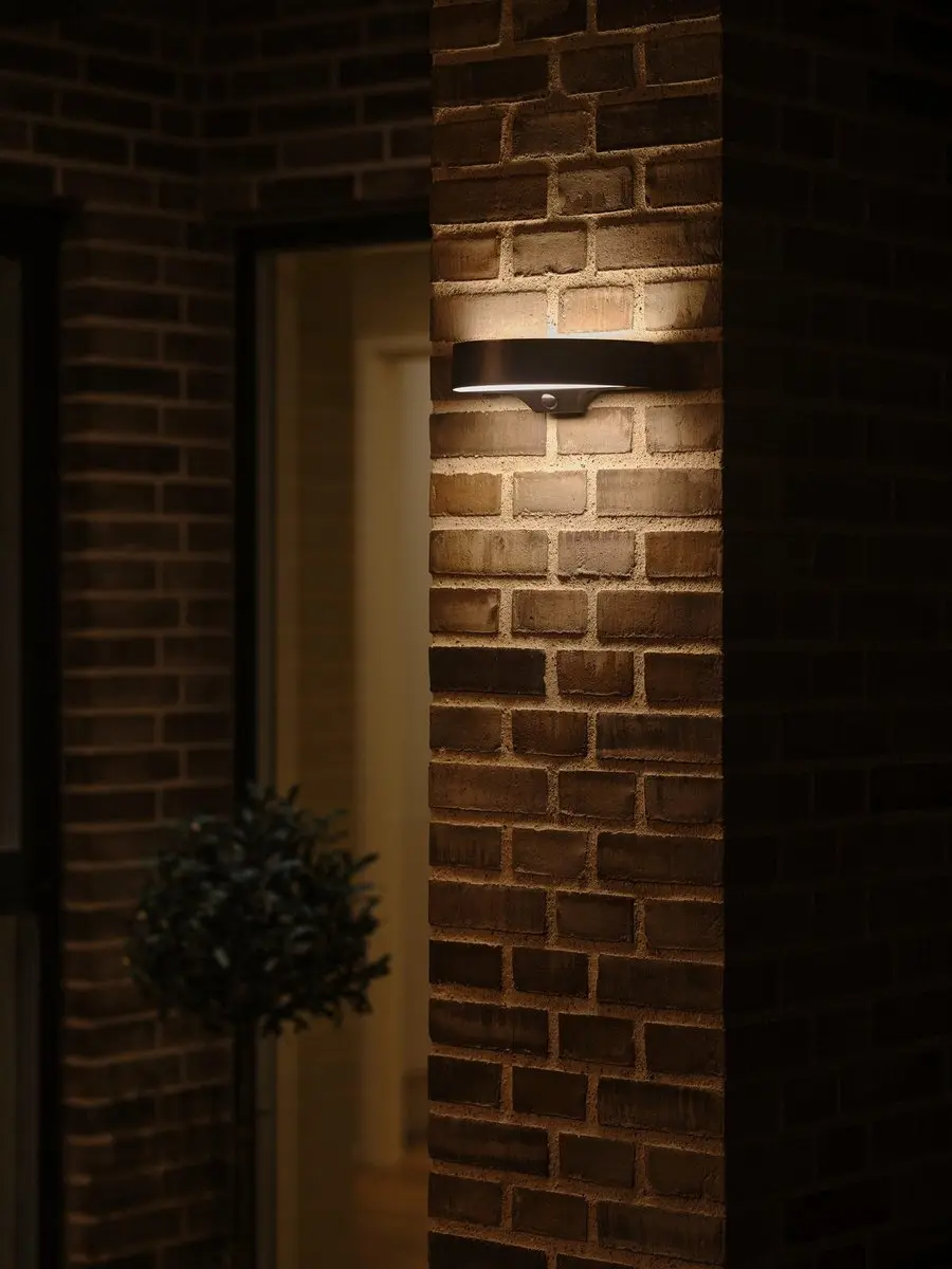 Nordlux Monay Solar Wandlamp LED - Zwart - afbeelding 5 van 6