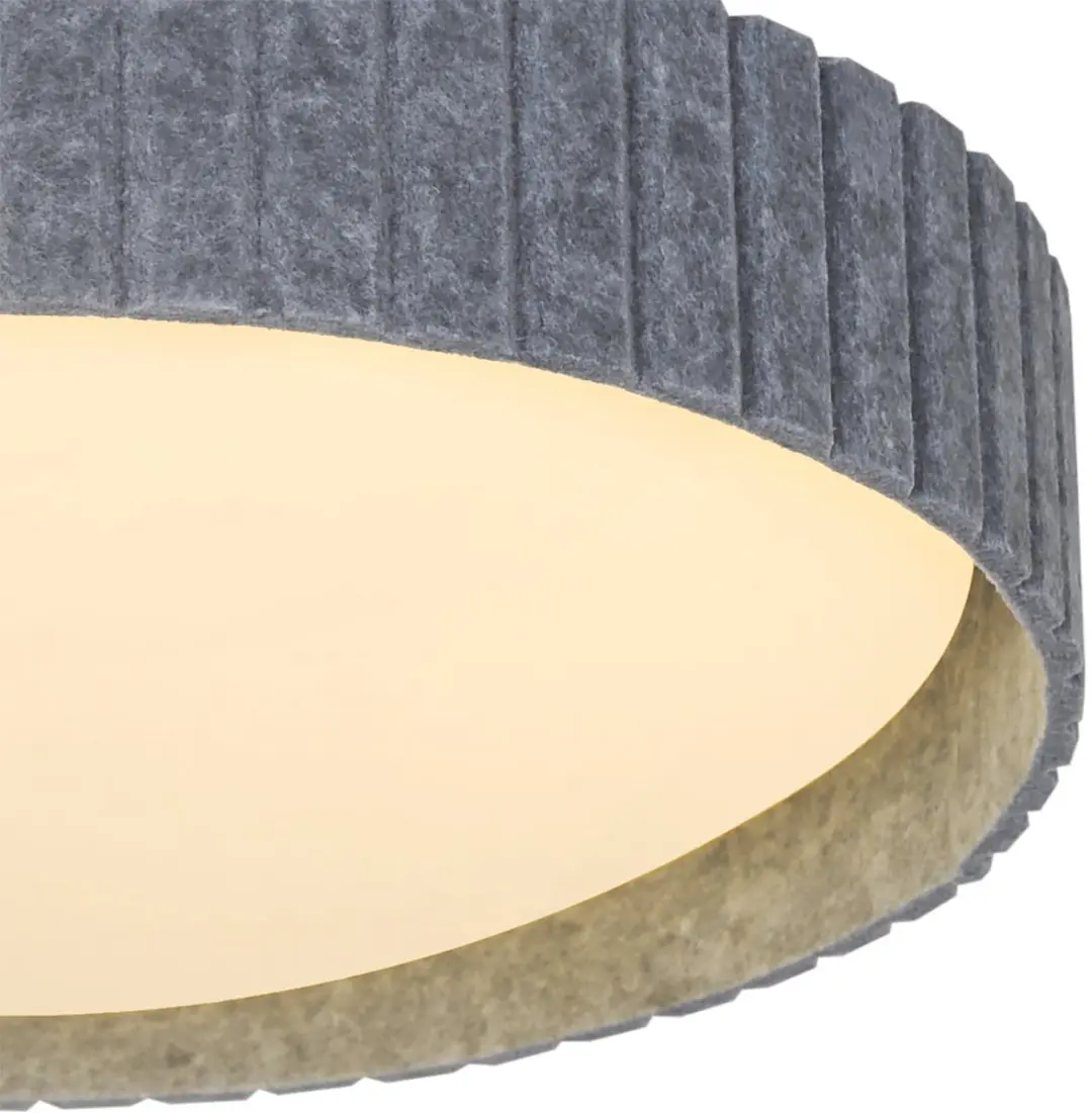 Nordlux Corato Plafondlamp 3xE14 - Ø42cm - Lichtgrijs - afbeelding 3 van 5