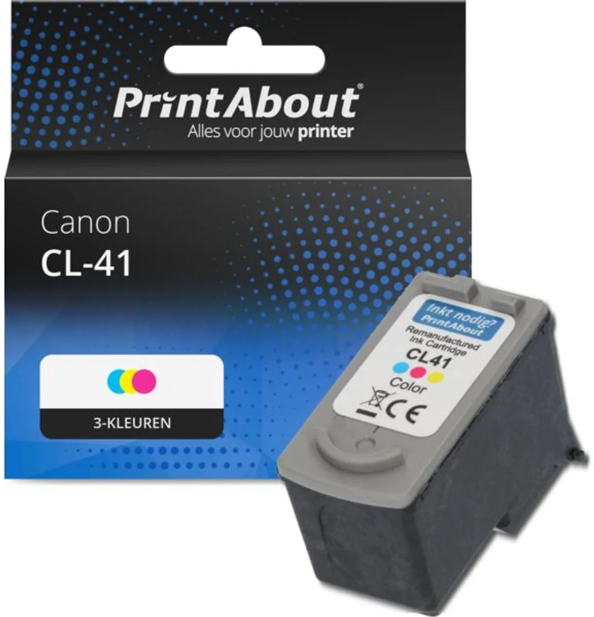 PrintAbout Canon CL-41-PA Inktcartridge 3-kleuren - 18ml