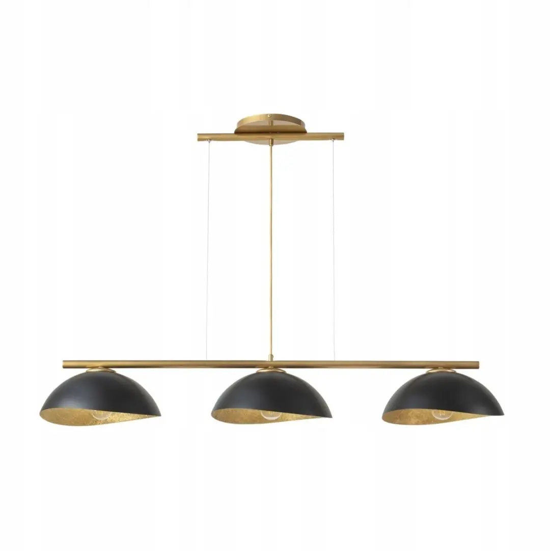 Solar 3 Hanglamp Zwart Goud