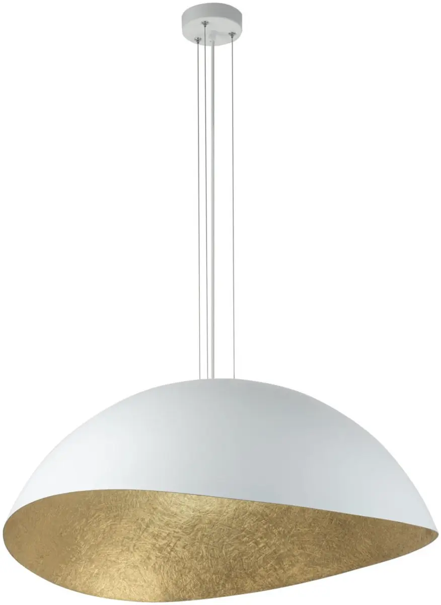 Sigma Solaris L hanglamp wit/goud