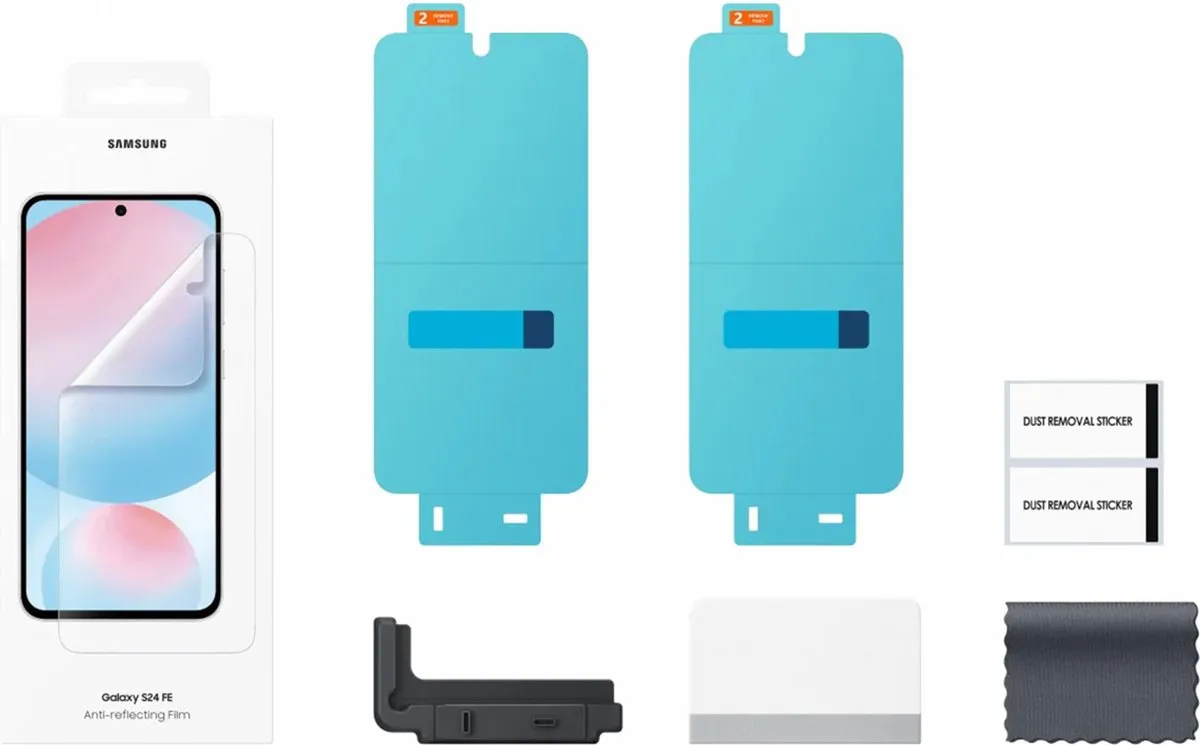 Samsung Galaxy S24 FE Schermbeschermer - 2 Stuks - Transparant