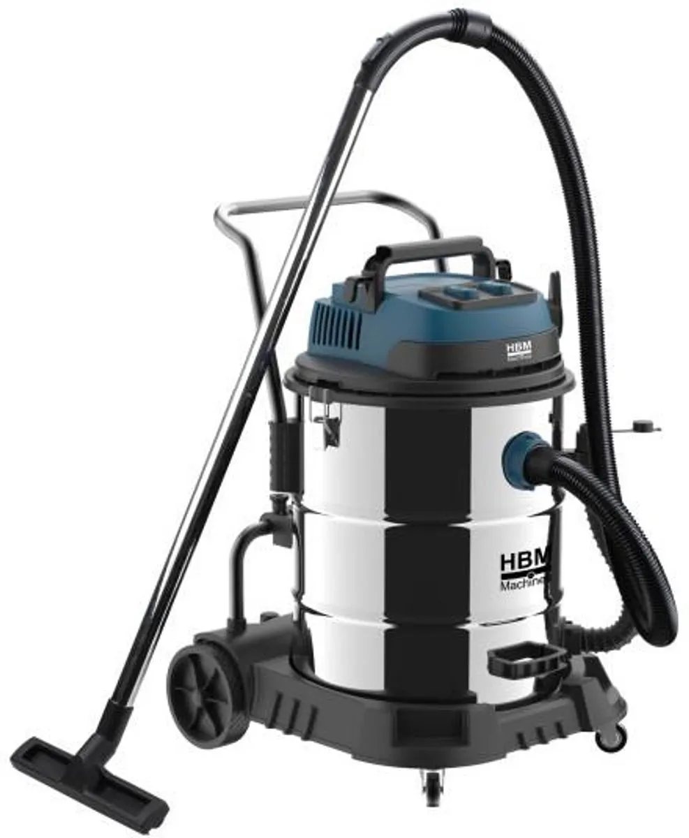 HBM Bouwstofzuiger Nat/Droog H134545 - 2x1200W 60L