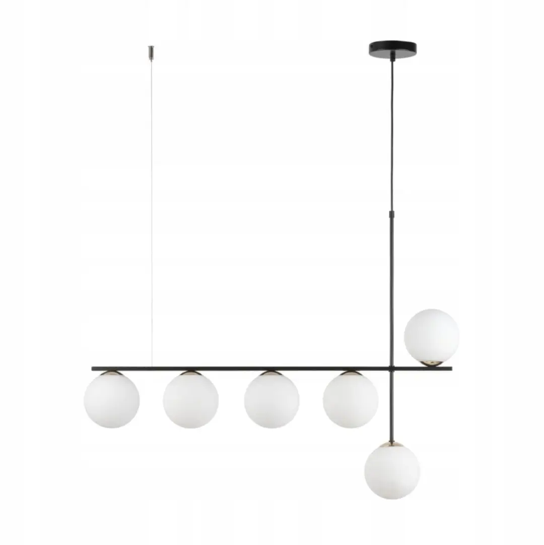 SILIA 6 Hanglamp Zwart/Wit