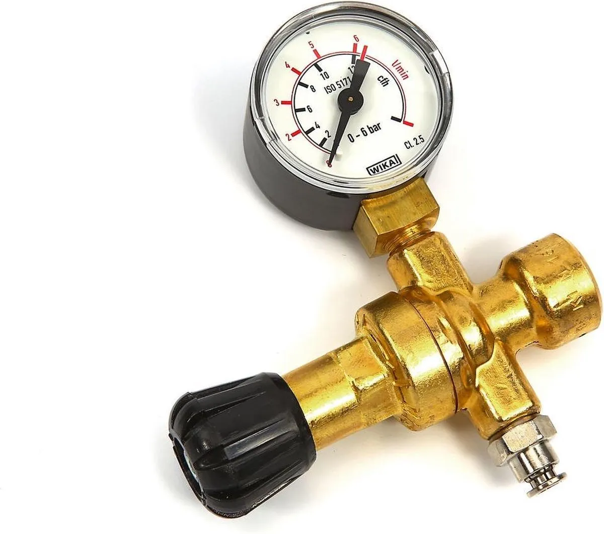 HBM Reduceerventiel met manometer - Metaal
