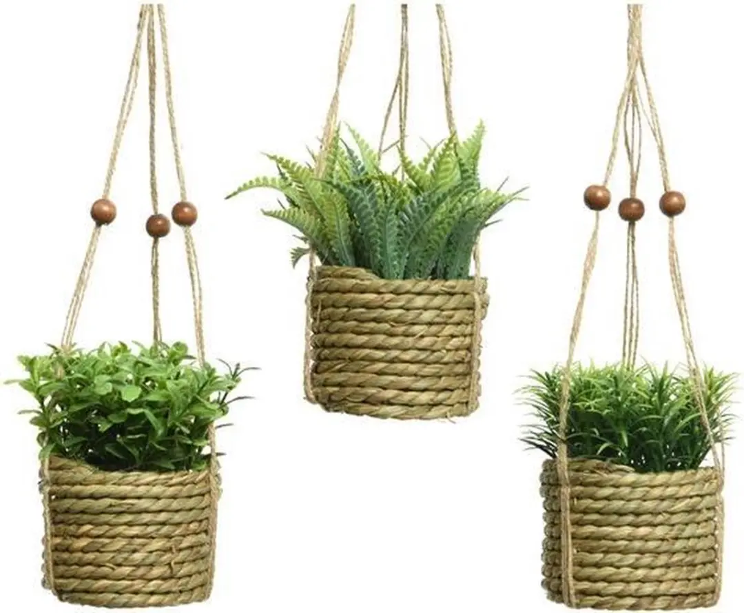Decoris Plantenhanger Naturel - 3 Stuks - afbeelding 2 van 2