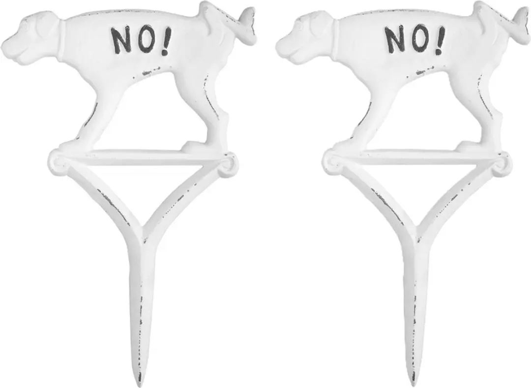 Esschert Design hondenbordjes niet plassen