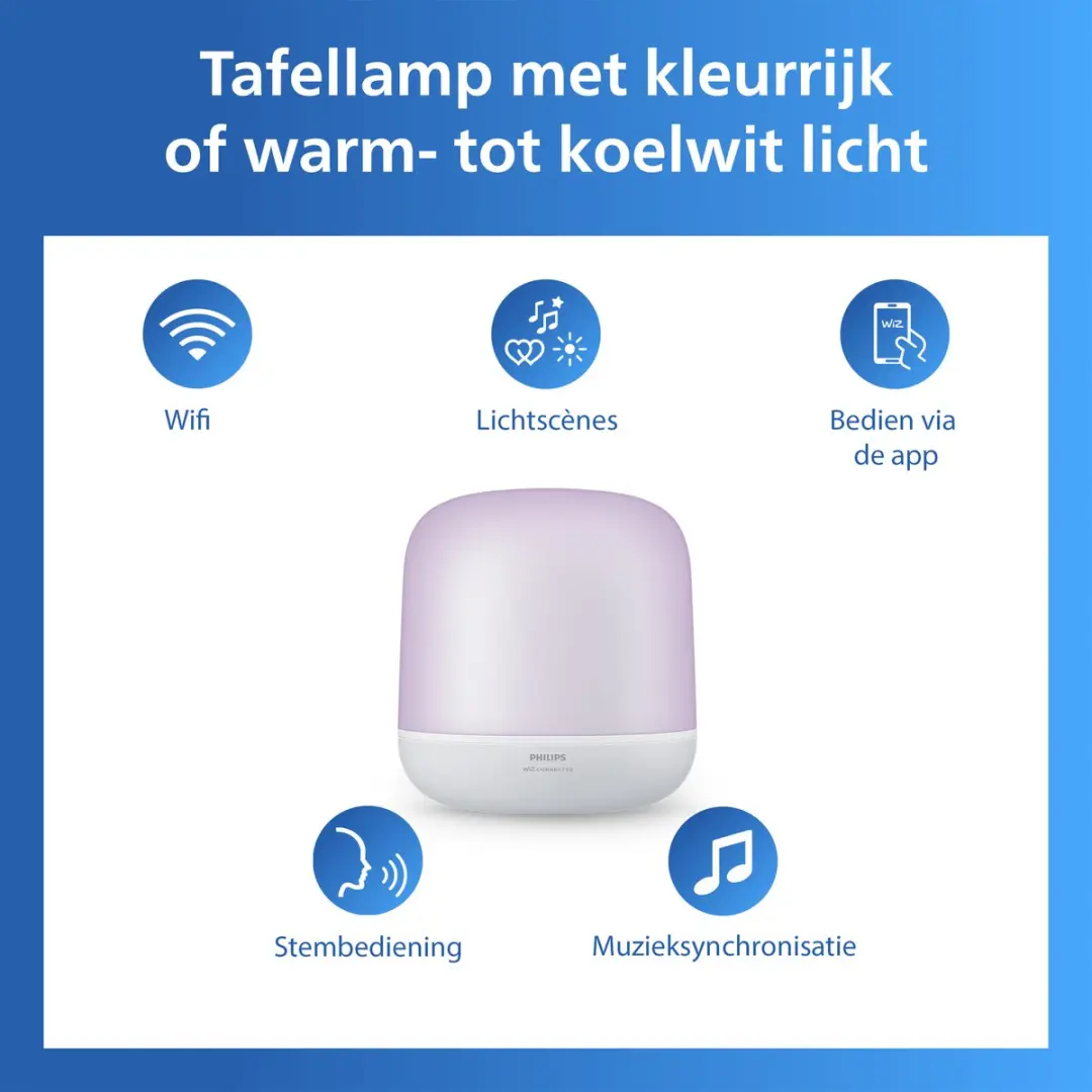 Philips Hero Tafellamp RGB 9W - afbeelding 4 van 6