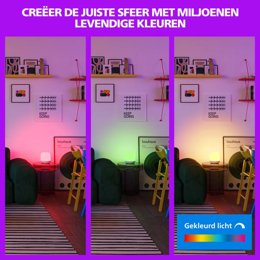 Philips Hero Tafellamp RGB 9W - afbeelding 5 van 6