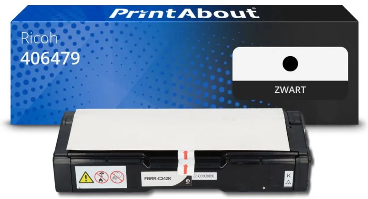 PrintAbout Ricoh 406479-PA Toner Zwart