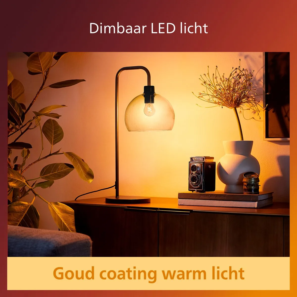 Philips LED Kogellamp Spiraal Goud 25W E14 - Warmwit