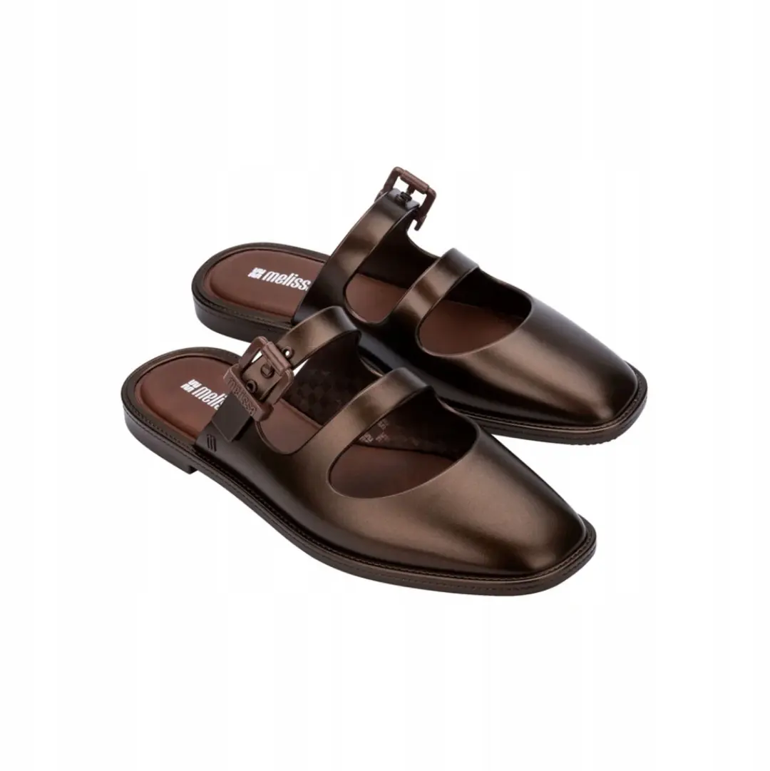 Melissa Anastasia Brons Dames Slippers