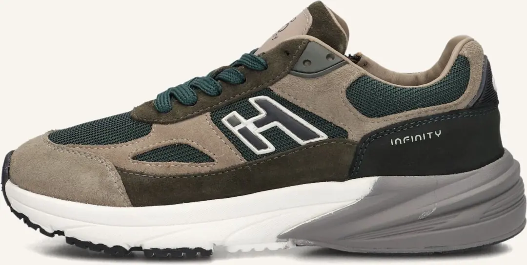 Hip H1667 Sneakers - Maat 38 - Groen - afbeelding 2 van 6