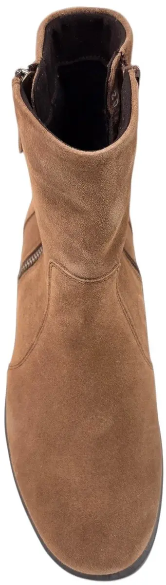 Hartjes Suede Enkellaarzen Bruin 38.5 - afbeelding 2 van 6