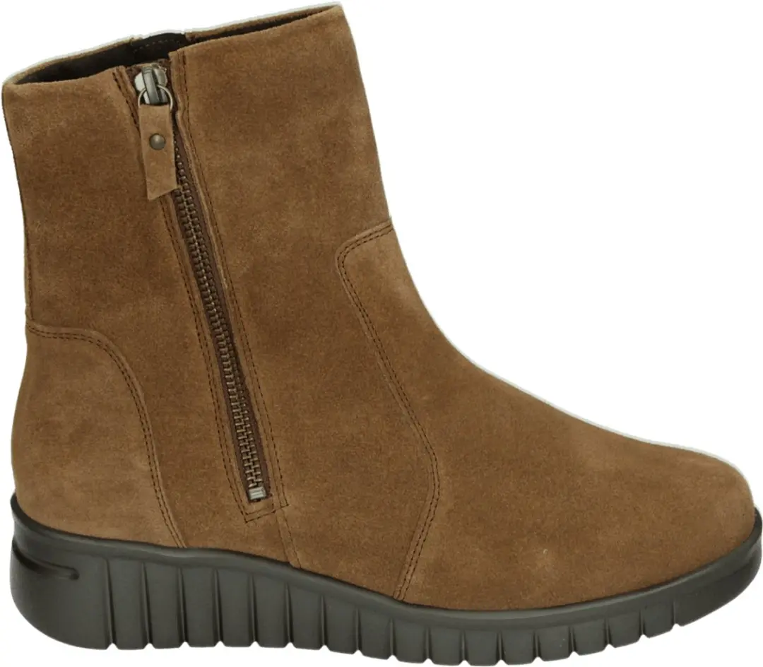 Hartjes Suede Enkellaarzen Bruin 38.5 - afbeelding 5 van 6