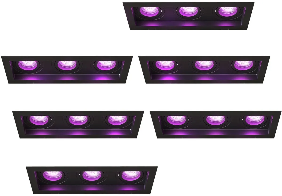 Ledvion Smart Inbouwspot 6x RGBW GU10 4.9W