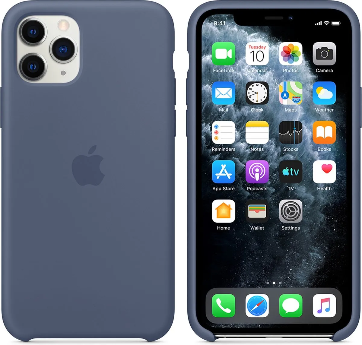 Apple Siliconen Hoesje iPhone 11 Pro Alaska Blauw MWYR2ZM/A