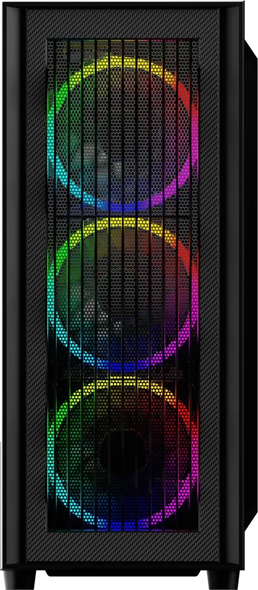 Sharkoon RGB Wave ATX Box - Zwart